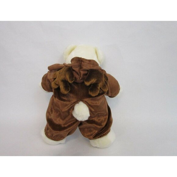 Dan Dee 14" Teddy Bear Reindeer Outfit Buttery Soft Dress Me Different Everyday - Picture 10 of 12